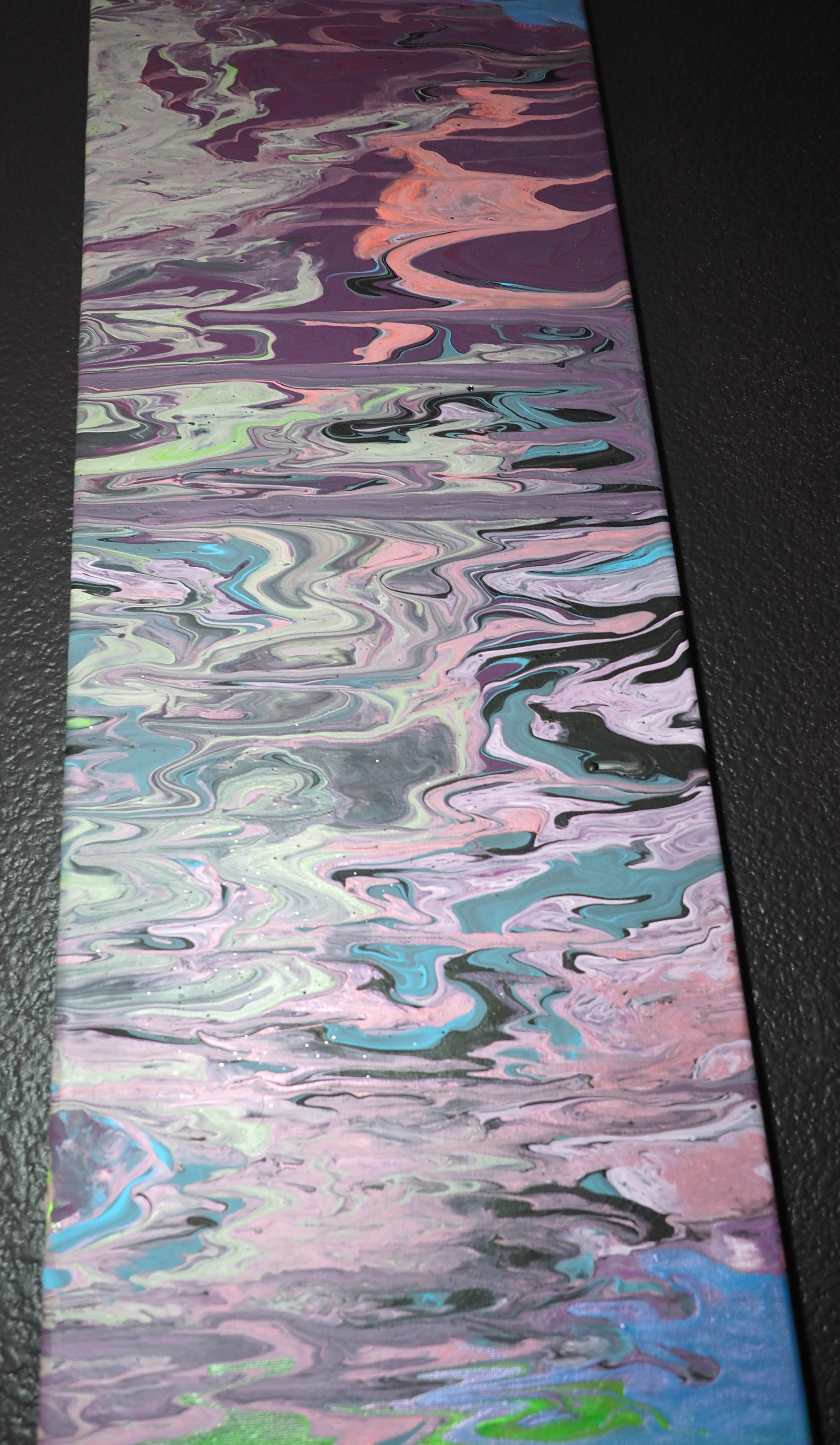 Implode The Undoing abstract drip painting